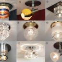 Точечные накладные светодиодные светильники для потолков